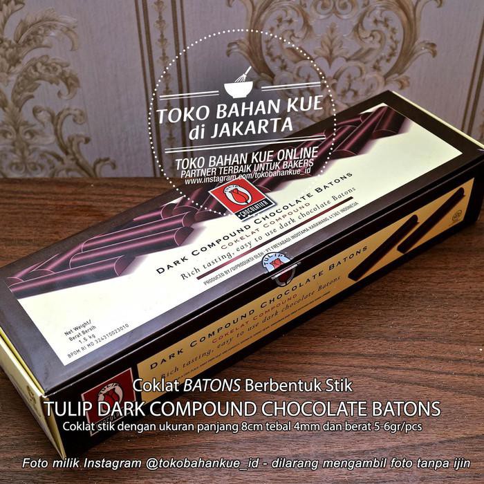 

PROMO - CHOCOLATE STICKS BATONS TULIP COMPOUND STICKS STIK COKLAT BATON 1,5KG