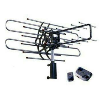 TERBAIK ANTENA TV LUAR REMOTE BOSTER LCD LED PLASMA TABUNG ROTATE 360