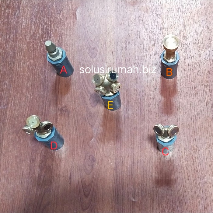 spuyer sok 1/2 nozzle kabut kepala kuningan sarang walet kandang ayam