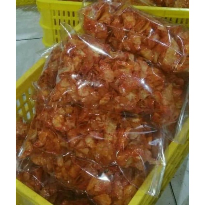 

KERIPIK PEDAS MANIS LENGKET/ 500 gram