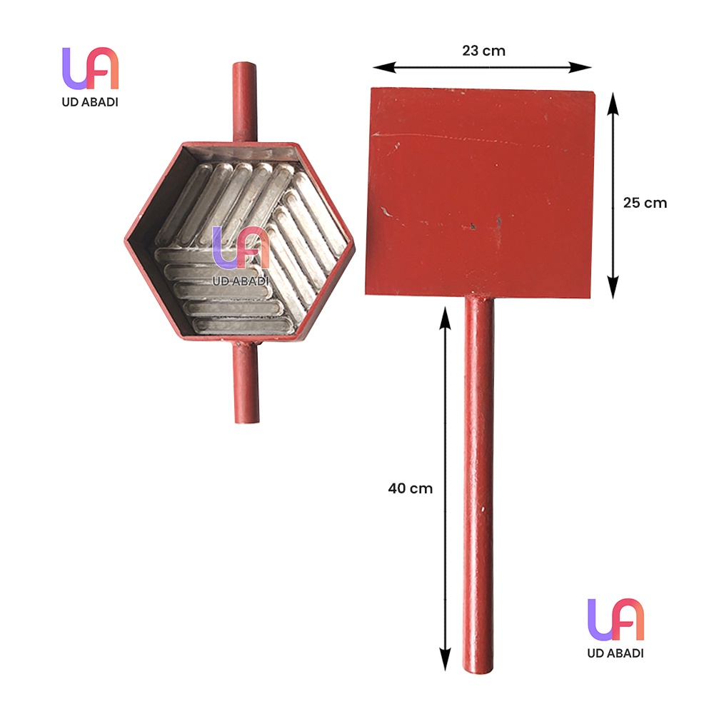 CETAKAN PAVING SEGI ENAM MOTIF // PAVING HEXAGONAL // PAVING KLASIK