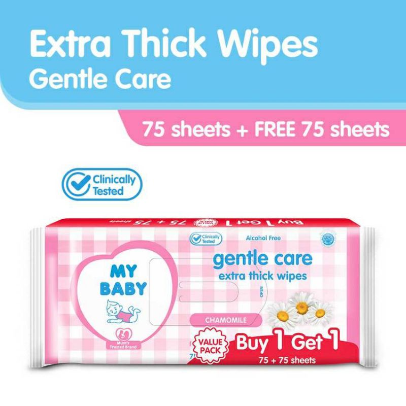 MY BABY WIPES 75+75S