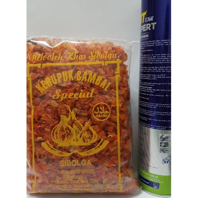 

Kripik Sambal Teri Sibolga 500 gr