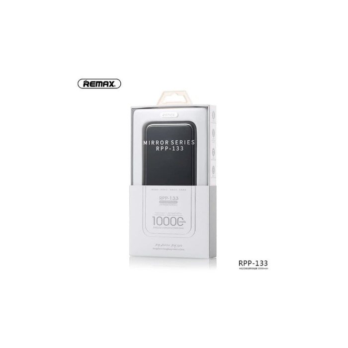 Remax MIRROR Qi Wireless Charger Powerbank 10000mAh Power Bank RPP-133