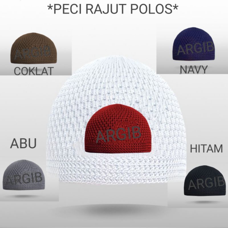 peci rajut dewasa/peci rajut anak/ kopiah haji/kopiah dewasa/kopiah anak/