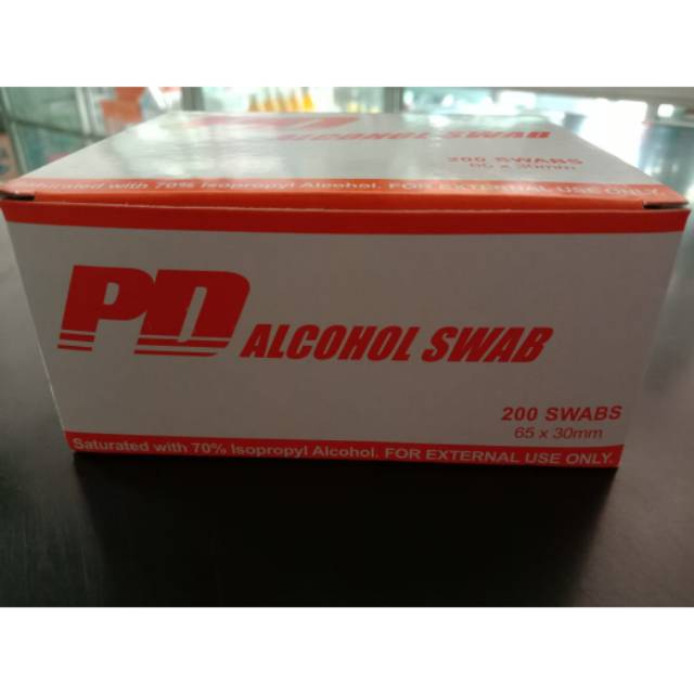 PD Alcohol Swab Per Box isi 200's 65x30 mm