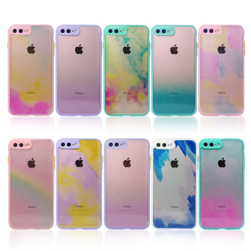 MallCasing - iPhone 6G+ | 7G+/ 8G+ | XR | XS Max | X/ XS Hard Case Clear Glitter