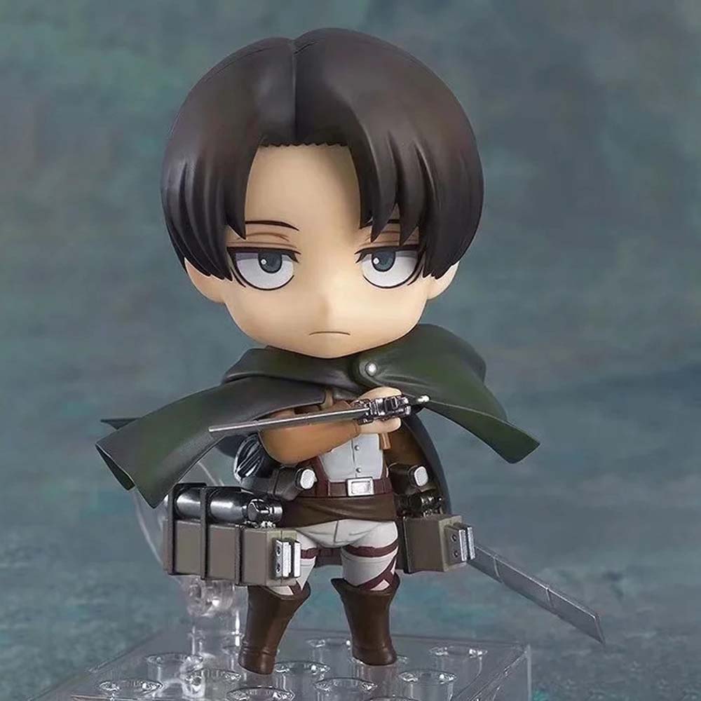 Sweetjohn Mainan Action Figure Levi Ackerman Attack On Titan Untuk Dekorasi Meja