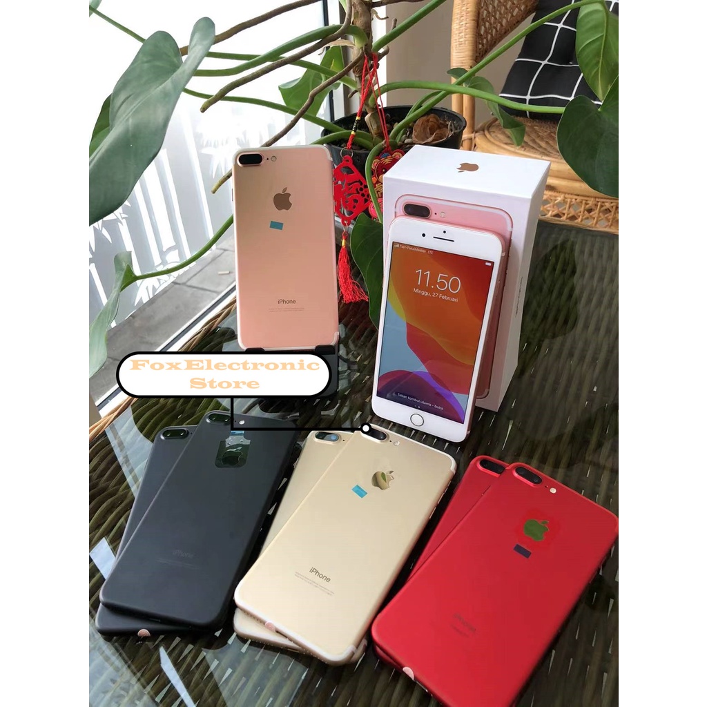 iPhone 7Plus 128GB  Fullset  All Sim Silent Original Second Mulus100% 3utools All Green (Garansi 1 Tahun)-3