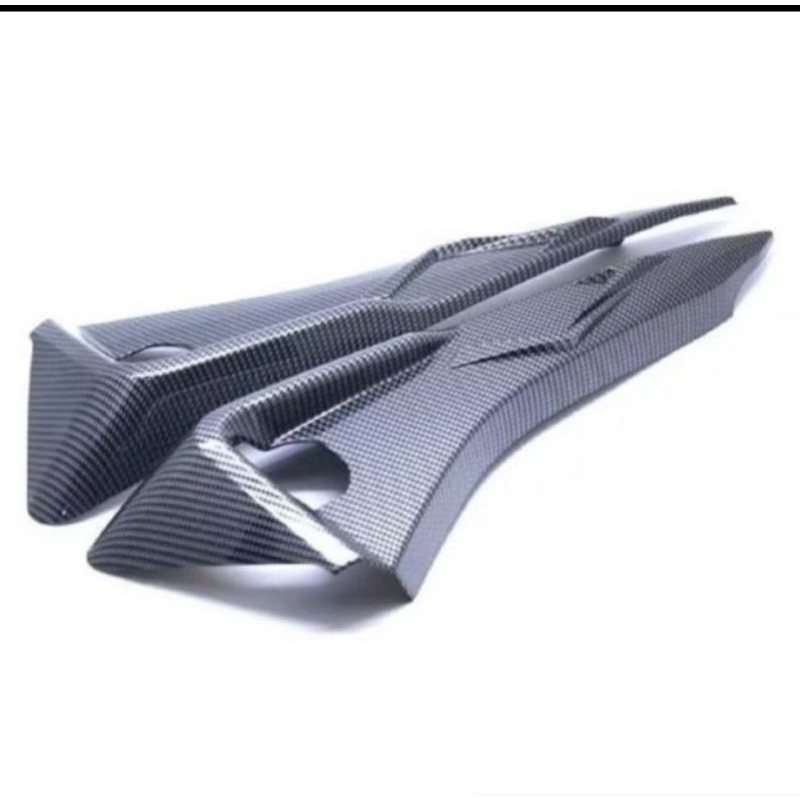 Cover Tutup pijakan step body carbon Aerox 155 Nemo 100% Original Best Quality