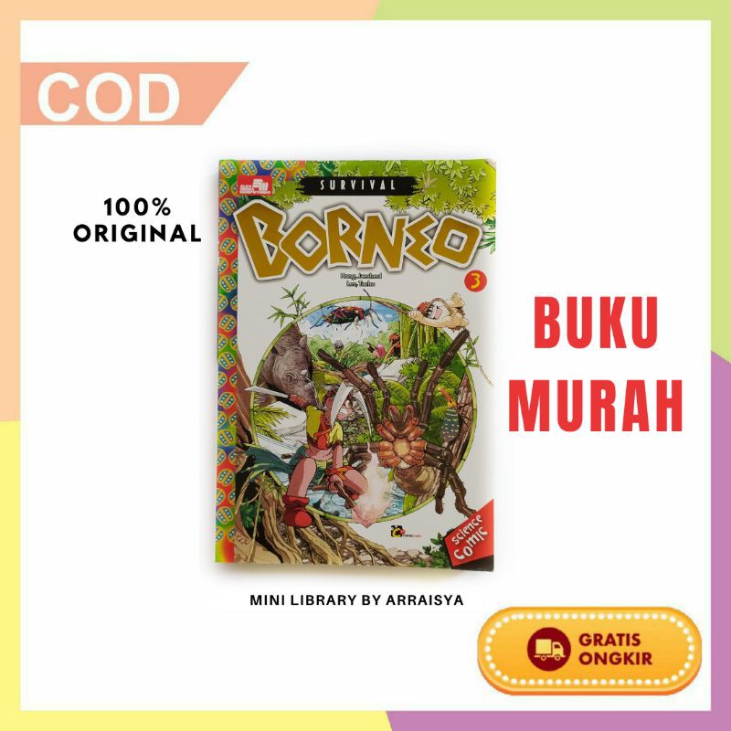 Buku Komik Edukasi Anak Survival Borneo 03