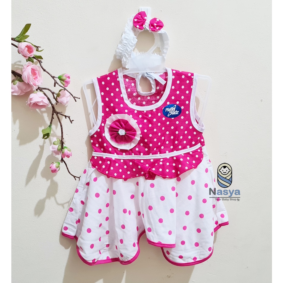 [P-061] New Arrival !! Dress Bayi motif hewan lucu untuk 0-6 bulan