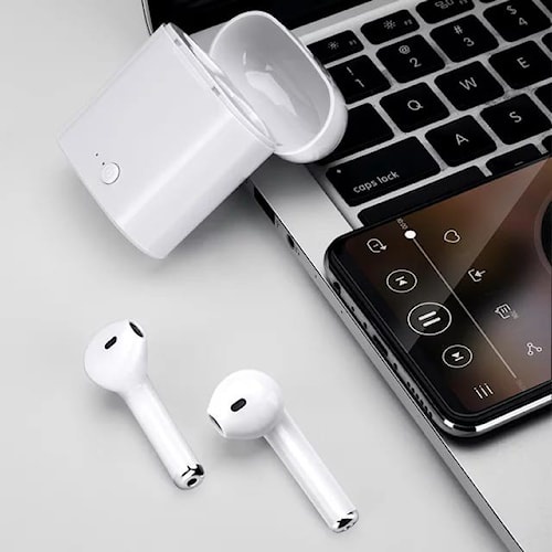 TWS HEADSET i7S i12S EARPHONE TWS BLUETOOTH WIRELESS 300 MAH