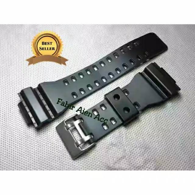 TALI JAM CASIO GA-110/GA110 / GA 110 RUBBER STRAP TALI JAM G SHOCK