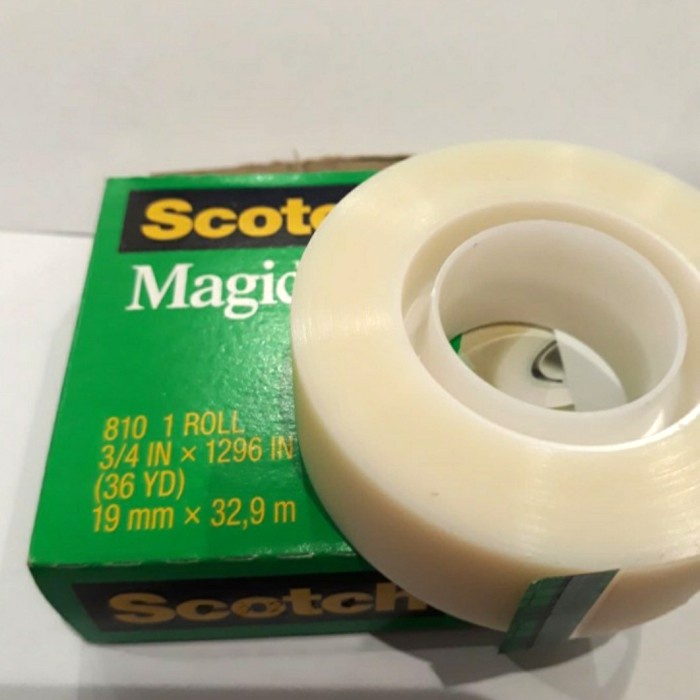 

Murah 3M Scoth Magic Tape 810 Transparant Uk 19Mm X 32,9Mtr Promo