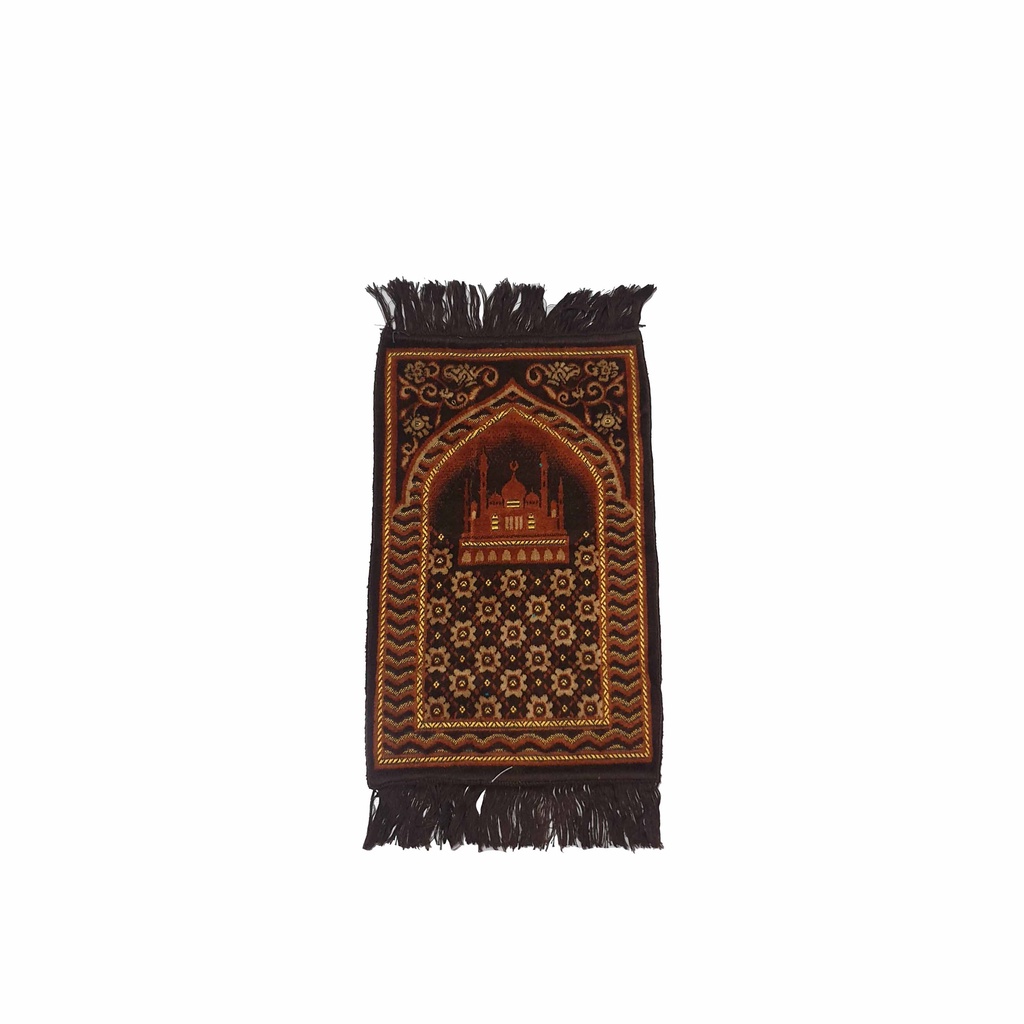 SAJADAH MINI SPIGEL UKURAN 30X60CM / SAJADAH MOTIF KECIL TURKEY