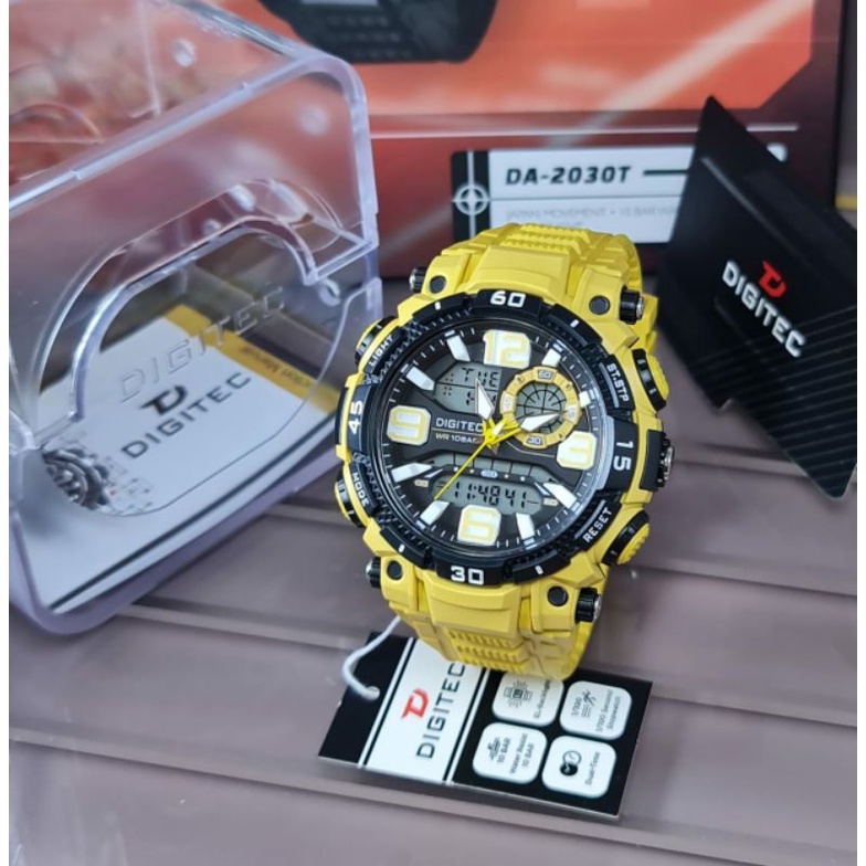 Jam tangan pria DIGITEC DA 2030 original sporty Digitec 2030 jam tangan pria water resistant