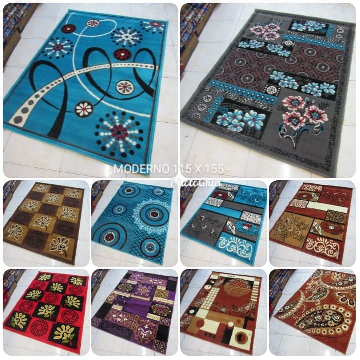 KARPET MODERNO 115x155 KARPET PERMADANI MODERNO KARPET MOTIF ABSTRAK MINIMALIS 0276 BORDEAUX HAMBAL 