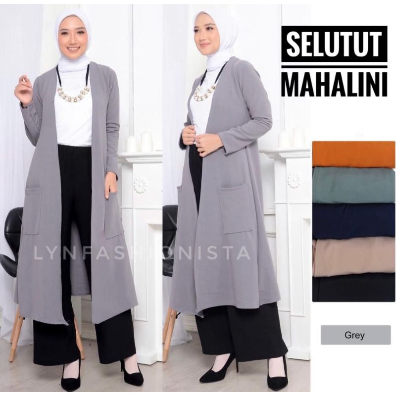 OUTER WANITA MUSLIMAH/LONG CARDI BASIC WANITA/SHERINA