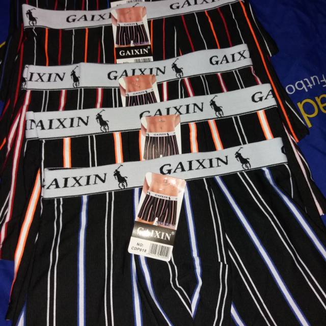 Boxer dewasa gaixin motif salur