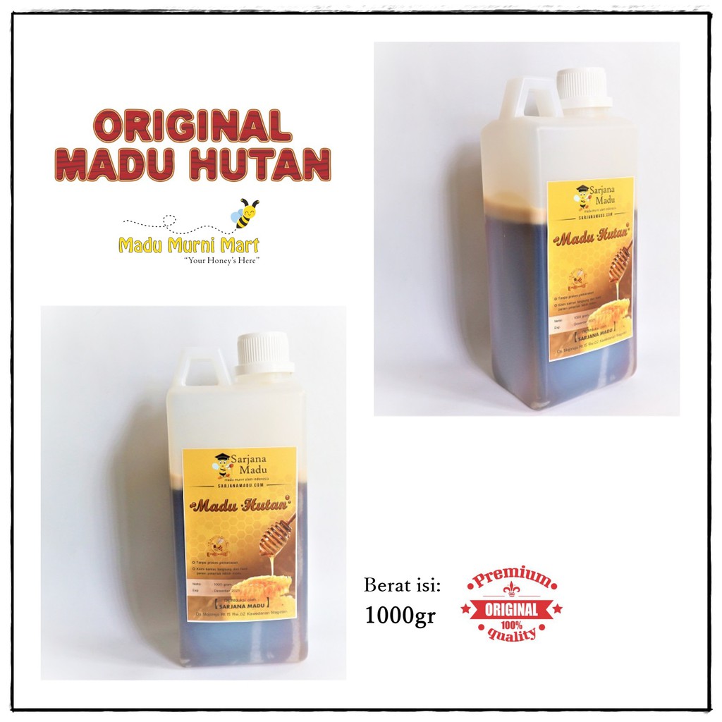 

Madu Hutan 100% Asli Fresh 1kg