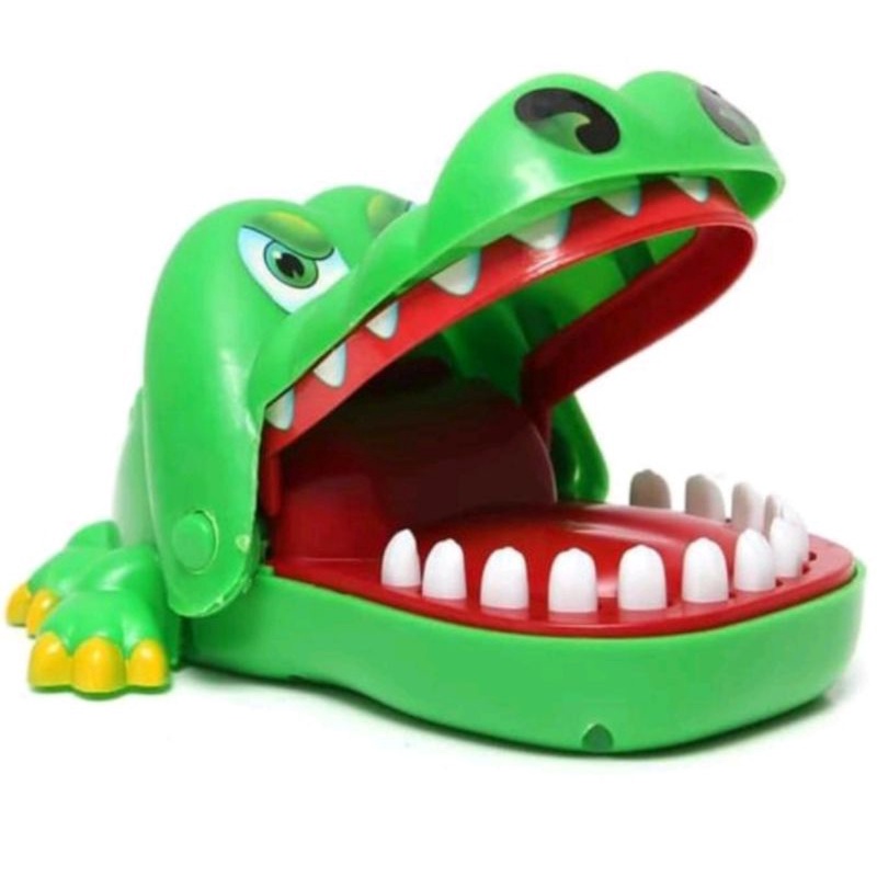 MAINAN ANAK CROCODILE DENTIST GAME / MAINAN GIGI BUAYA - GIGIT BUAYA BERKULITAS MAINAN KELUARGA