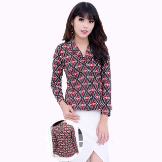 NEW Blazer  batik  Gaya Korea Tangan Panjang wanita 