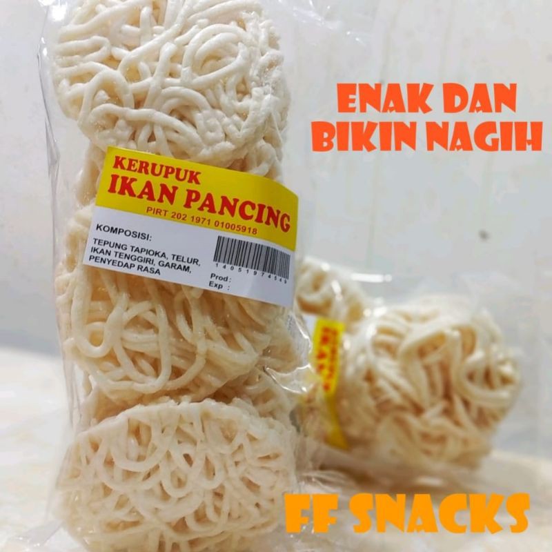 

Kerupuk Ikan Pancing Isi 8 Asli Bangka