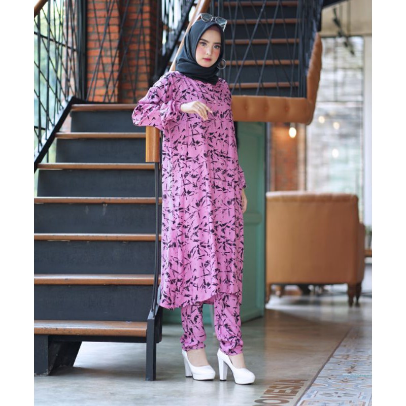 Kanaya One set / fashion muslim terpopuler/ pakaian wanita terbaru/ dress muslim murah