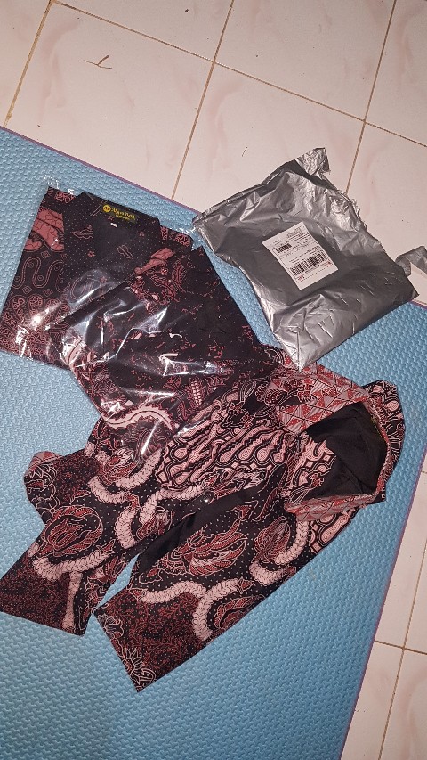 Batik Pria Sumitro Purple Full Furing Katun Halus Size M-xxl High Quality