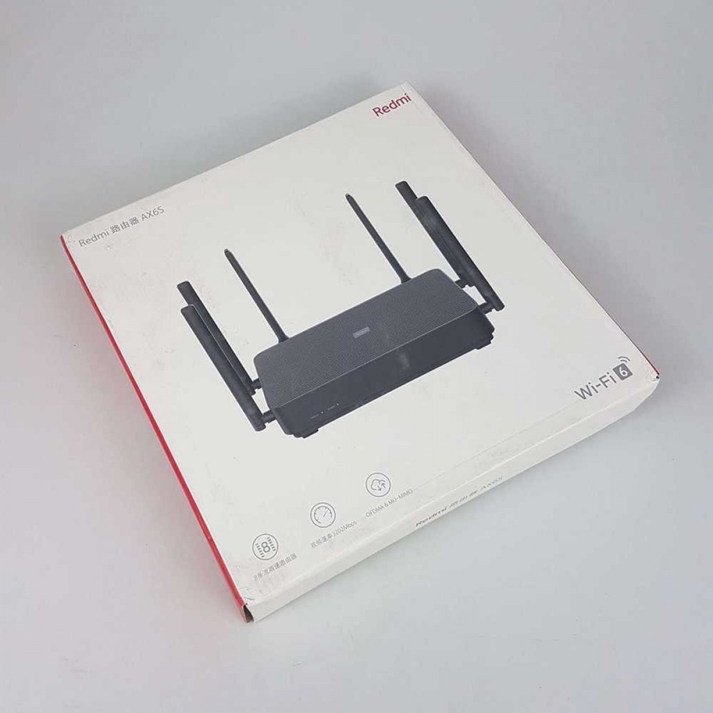 Router WiFi 6 Gigabit Dual Band 2.45.0GHz 6 Antena 3200Mbps 256MB