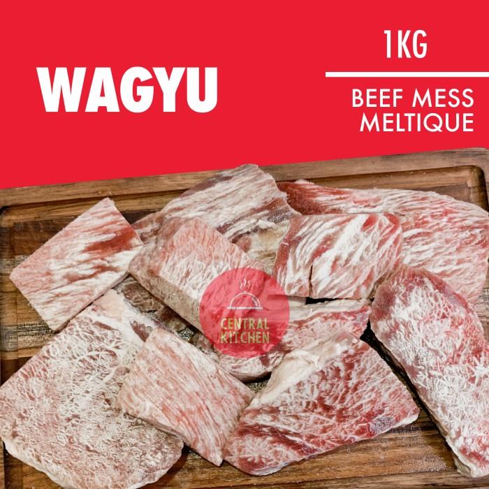 

Steak | Daging Sapi Wagyu Beef Mess / Wagyu Meltik Batik / Trim Wagyu 1Kg