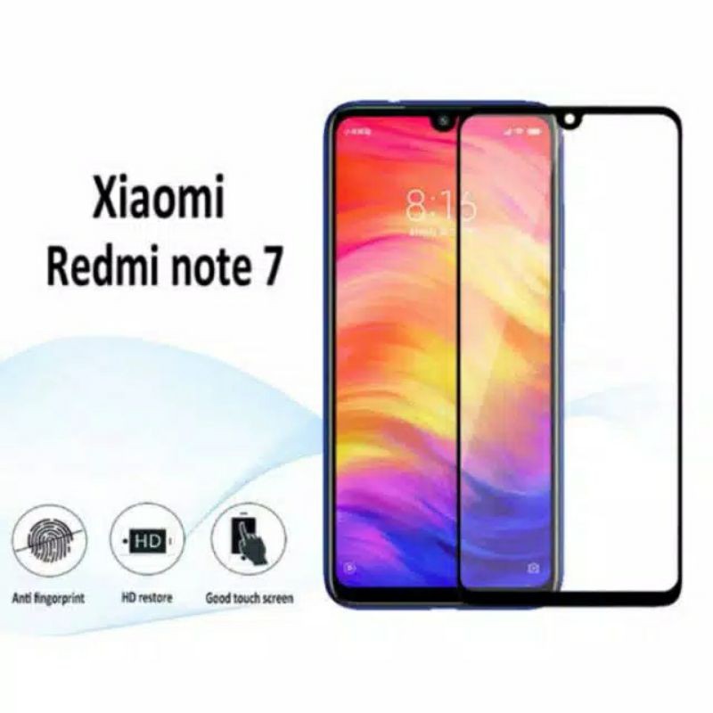 Tempered Glass Warna Xiaomi Redmi Note 7 9D Premium Quality