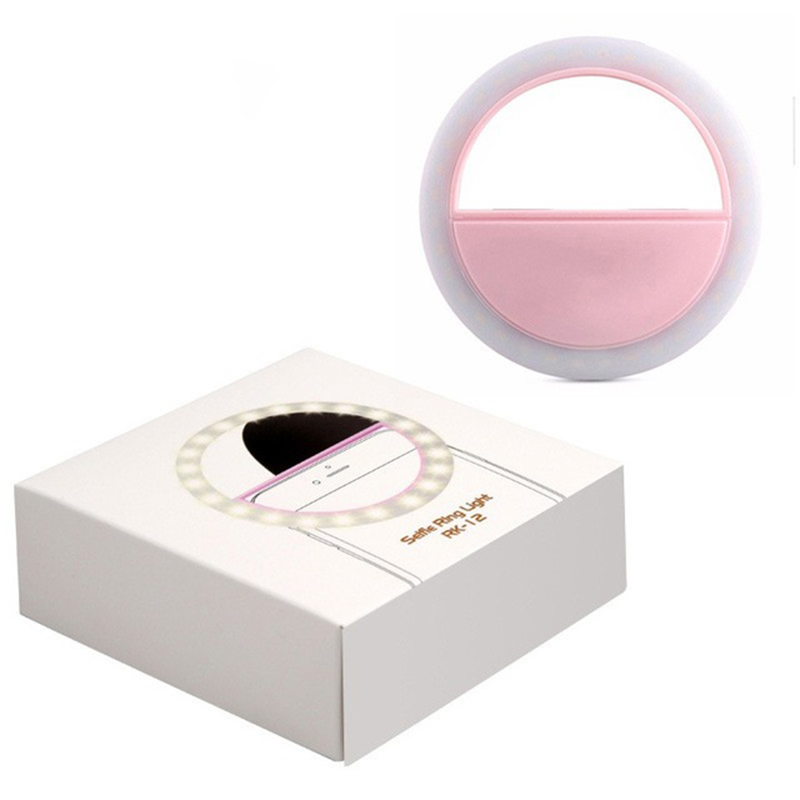 Lampu Selfie Ring Led Dengan Charger Usb Untuk Iphone