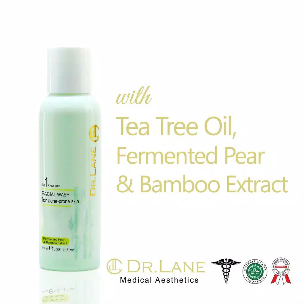 Acne Facial Wash Dr. Lane Skincare/Sabun Jerawat dan Kulit Berminyak / Termurah