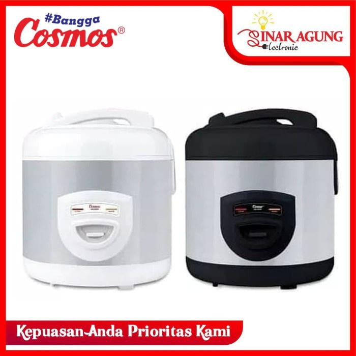 COSMOS CRJ-8229 BSS / WSS MagicCom / Rice Cooker Stainless Steel - Putih Magic Com Penanak Nasi Jumb