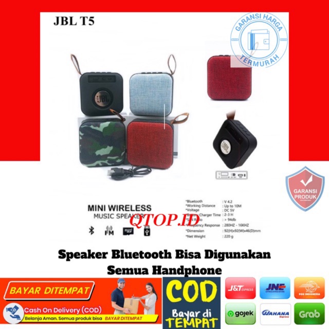 Speaker Bluetooth / Speaker Bluetooth Mini / Speaker Bluetooth J T5 Wireless Music