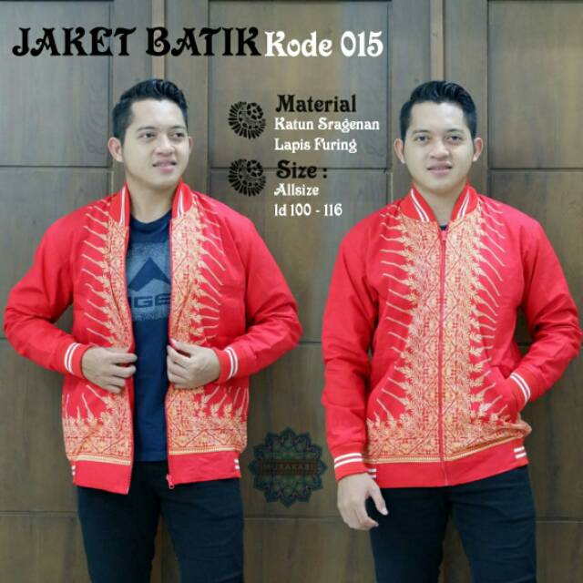 Jaket batik pria