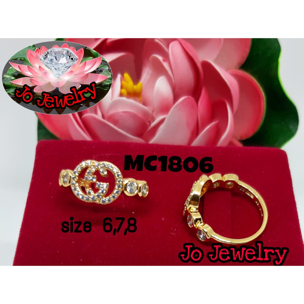 Xuping cincin lapis emas G mata