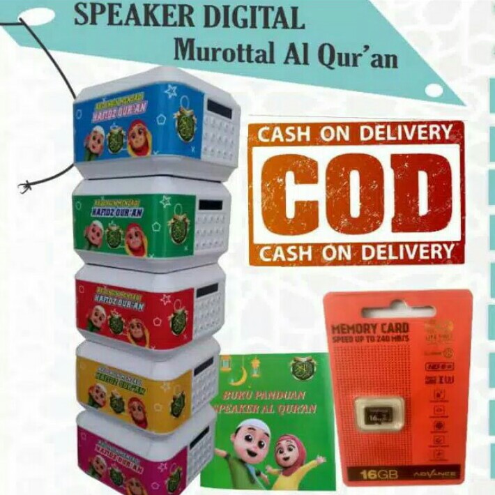 SPEAKER MUROTTAL ALQUR'AN SPEAKER HAFIDZ SPEAKER HAFID SPEAKER QURAN 16GB TERMURAH TERLENGKAP