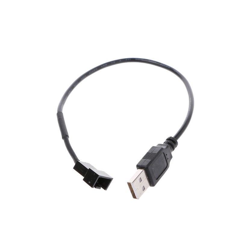 Btsg Kabel Adapter Konektor Usb 2.0 A Male Ke 3-pin / 4-pin Untuk Kipas Komputer Pc 5v