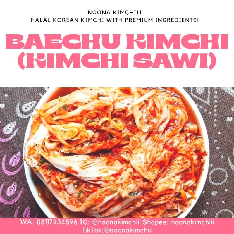 

Baechu Kimchi (kimchi sawi putih) 500 gr