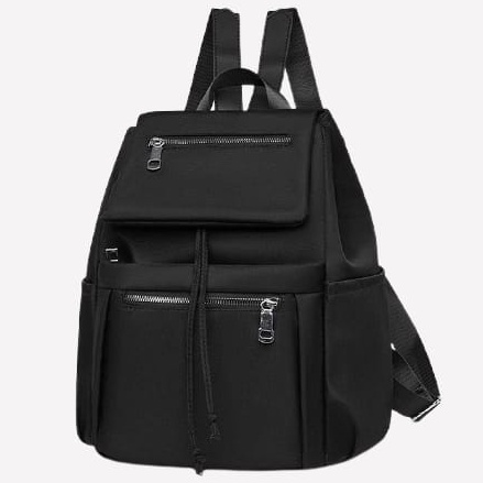 TAS RANSEL WANITA BACKPACK IMPORT ANTI AIR KOREA HITAM DUDLEY TA473B5 GENDONG PUNGGUNG SEKOLAH KULIAH KERJA BESAR CEWEK BATAM BRANDED FASHION KEKINIAN REMAJA