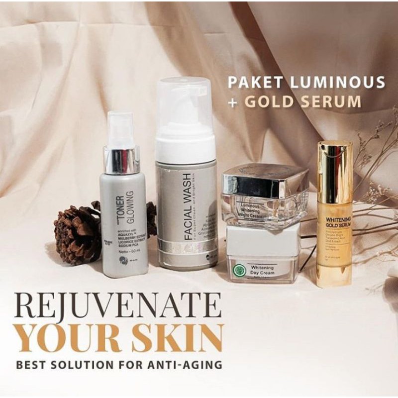 PAKET WAJAH MS GLOW + SERUM MS GLOW