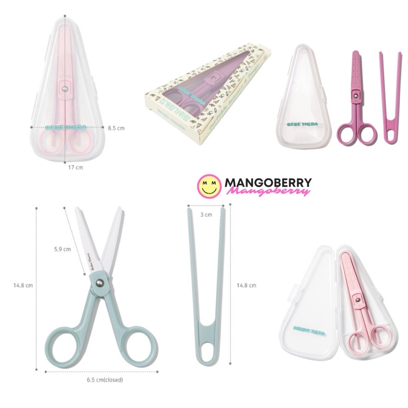 BEBETHERA Ceramic Scissor set (gunting untuk kids/baby food)