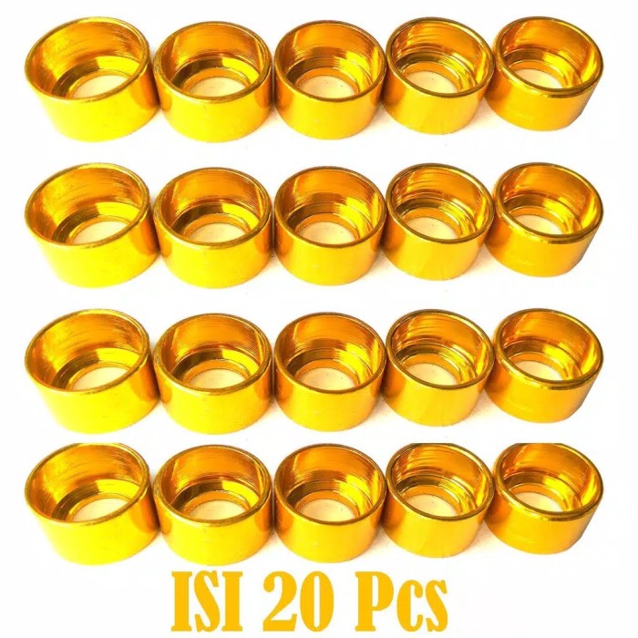 Monel Ring Variasi Aksesoris Motor Bahan Aluminium / CNC - isi 20 pcs