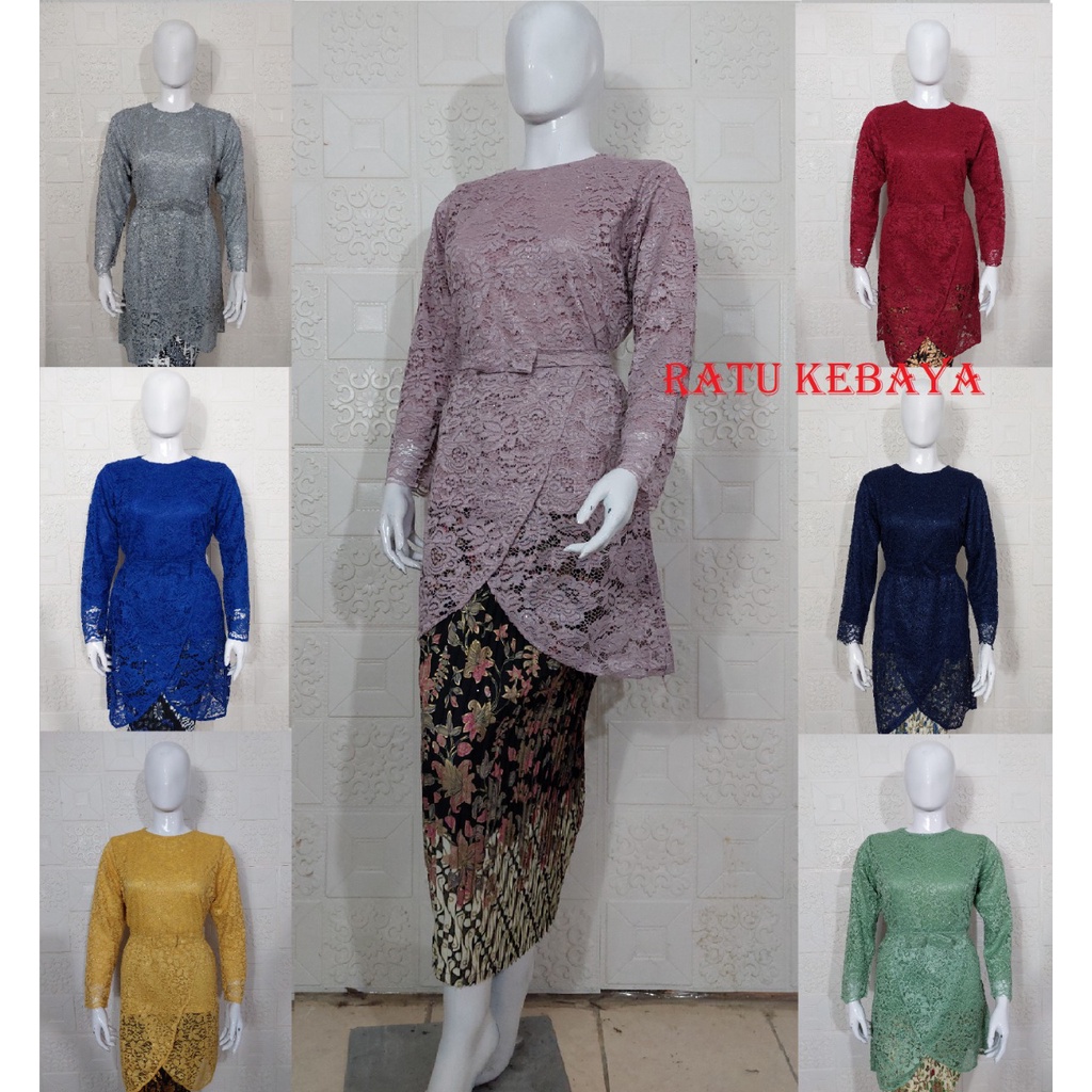 Best Seller  Setelan Kebaya Brokat Silang | Kebaya Silang | Kebaya Brokat | Brokat Silang | Kebaya M