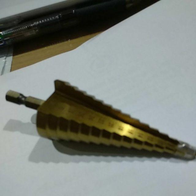 4-32mm Mata Bor Multi Step Pagoda Tangga Payung Drill Bits Size Ukuran