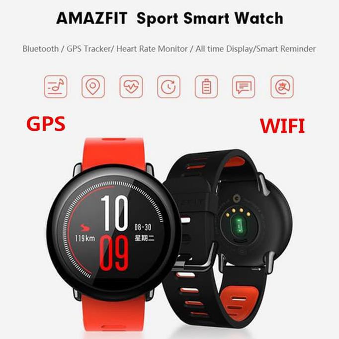 GRATIS ONGKIR AMAZFIT PACE SMARTWATCH INTERNATIONAL/GLOBAL VERSION MODEL A1612 TERLARIS