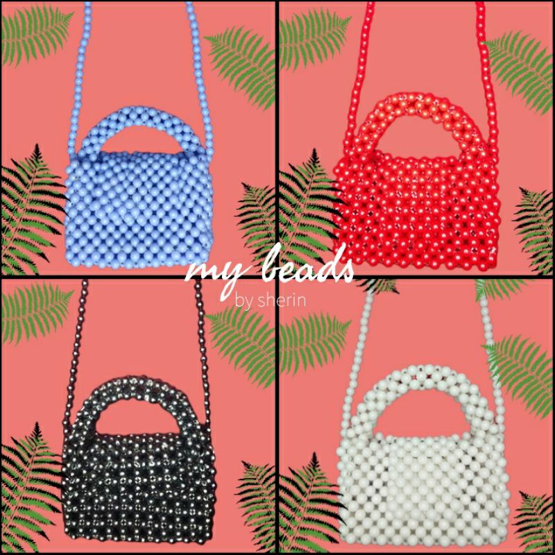 (READY)MINI BEADS BAG - TAS MANIK MANIK - TAK MUTIARA